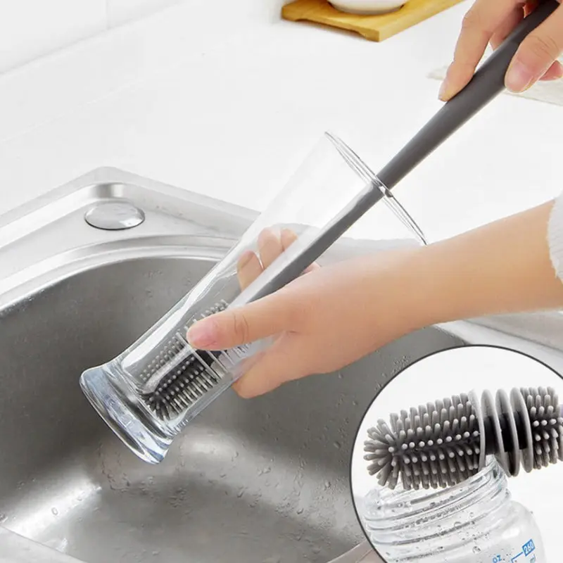 Long Handle Silica Gel Cup Brush Household Cleaning Tool No Dead Corner Goblets Milk Bottle Brush nsulation Cup Cleaning Brush
Long Handle Silica Gel Cup Brush Household Cleaning Tool No Dead Corner Goblets Milk Bottle Brush nsulation Cup Cleaning Brush