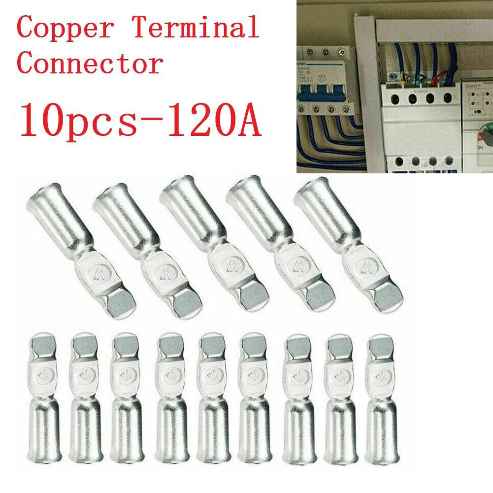 10Pcs Cable Terminal 50A/120A For Anderson Plug Contacts Pins Lugs Terminals 12AWG/10-25 Square For Battery Connections
10Pcs Cable Terminal 50A/120A For Anderson Plug Contacts Pins Lugs Terminals 12AWG/10-25 Square For Battery Connections