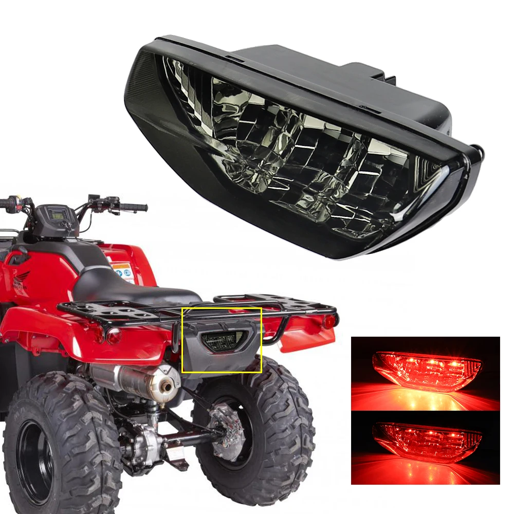 Тормозная лампа ATV, задний фонарь с дымовой линзой для Honda TRX 250 300 400EX TRX400X 500 700
Тормозная лампа ATV, задний фонарь с дымовой линзой для Honda TRX 250 300 400EX TRX400X 500 700