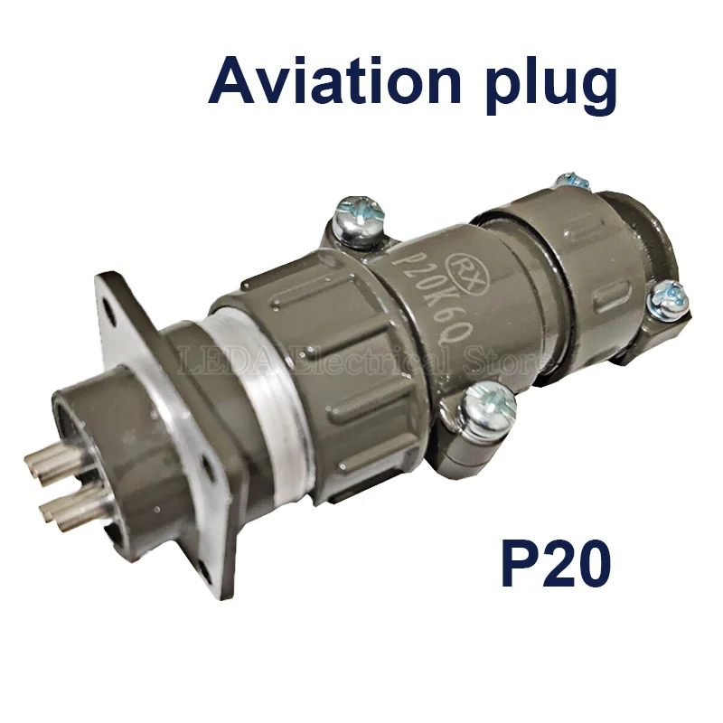 1Pcs P20 series Aviation Plug Socket Round Connector 2 3 4 5 7core Diameter 20MM Aviation Connector P20K6Q
1Pcs P20 series Aviation Plug Socket Round Connector 2 3 4 5 7core Diameter 20MM Aviation Connector P20K6Q