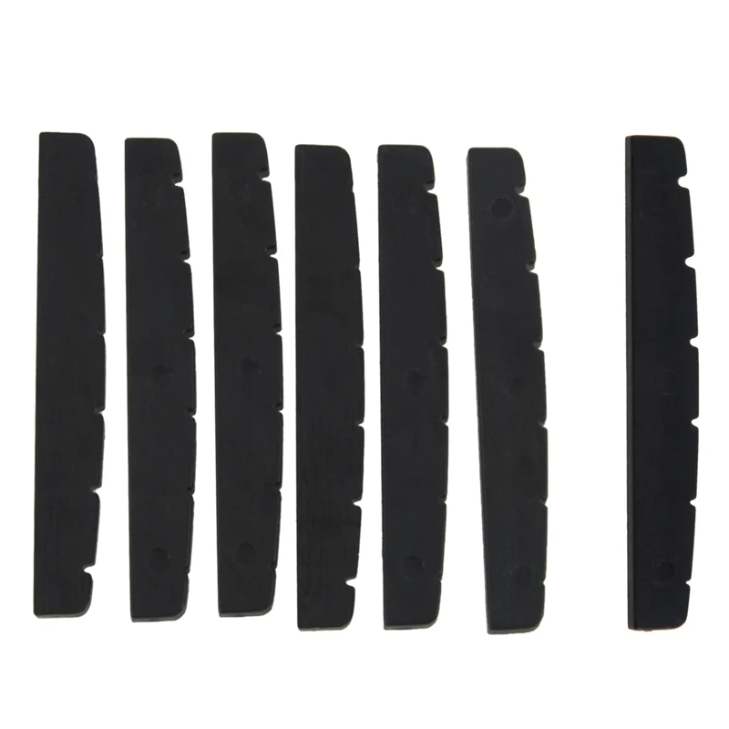 6Pcs Black 6-String Guitar Top Nut 42X3.5Mm & 1Pcs Electric Guitar Upper Nut Flat Bottom Pt-5042-00 42X3x5.5Mm
6Pcs Black 6-String Guitar Top Nut 42X3.5Mm & 1Pcs Electric Guitar Upper Nut Flat Bottom Pt-5042-00 42X3x5.5Mm