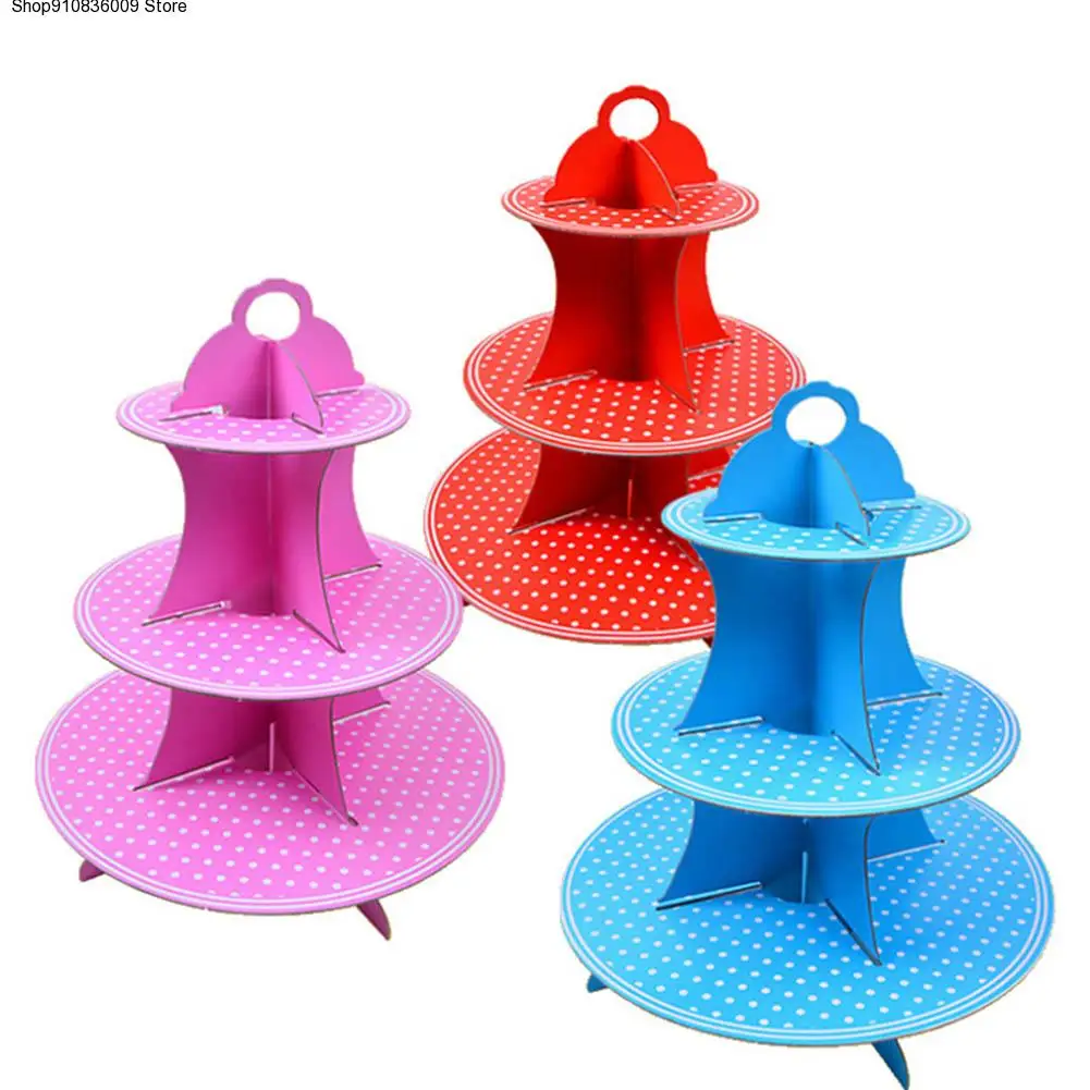 Newly Three Layers Cake Rack Polka Dot Paper Kids Birthday Party Foldable Dessert Stands Cake Stand Birthday Craft
Newly Three Layers Cake Rack Polka Dot Paper Kids Birthday Party Foldable Dessert Stands Cake Stand Birthday Craft
