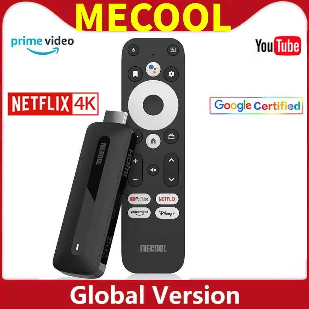 Mecool KD3 Netflix TV Stick Amlogic S905Y4 TV Box Android 11 2GB 8GB Google Certified Voice Support AV1 1080P H.265 4K 60pfs
Mecool KD3 Netflix TV Stick Amlogic S905Y4 TV Box Android 11 2GB 8GB Google Certified Voice Support AV1 1080P H.265 4K 60pfs