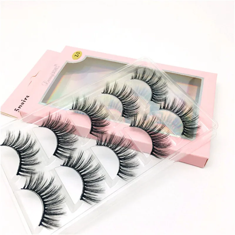 5 Pairs Cruelty-Free False Eyelashes Long Thick Drama Eyelashes Handmade Black Lashes Heavy Stage Eye Makeup
5 Pairs Cruelty-Free False Eyelashes Long Thick Drama Eyelashes Handmade Black Lashes Heavy Stage Eye Makeup
