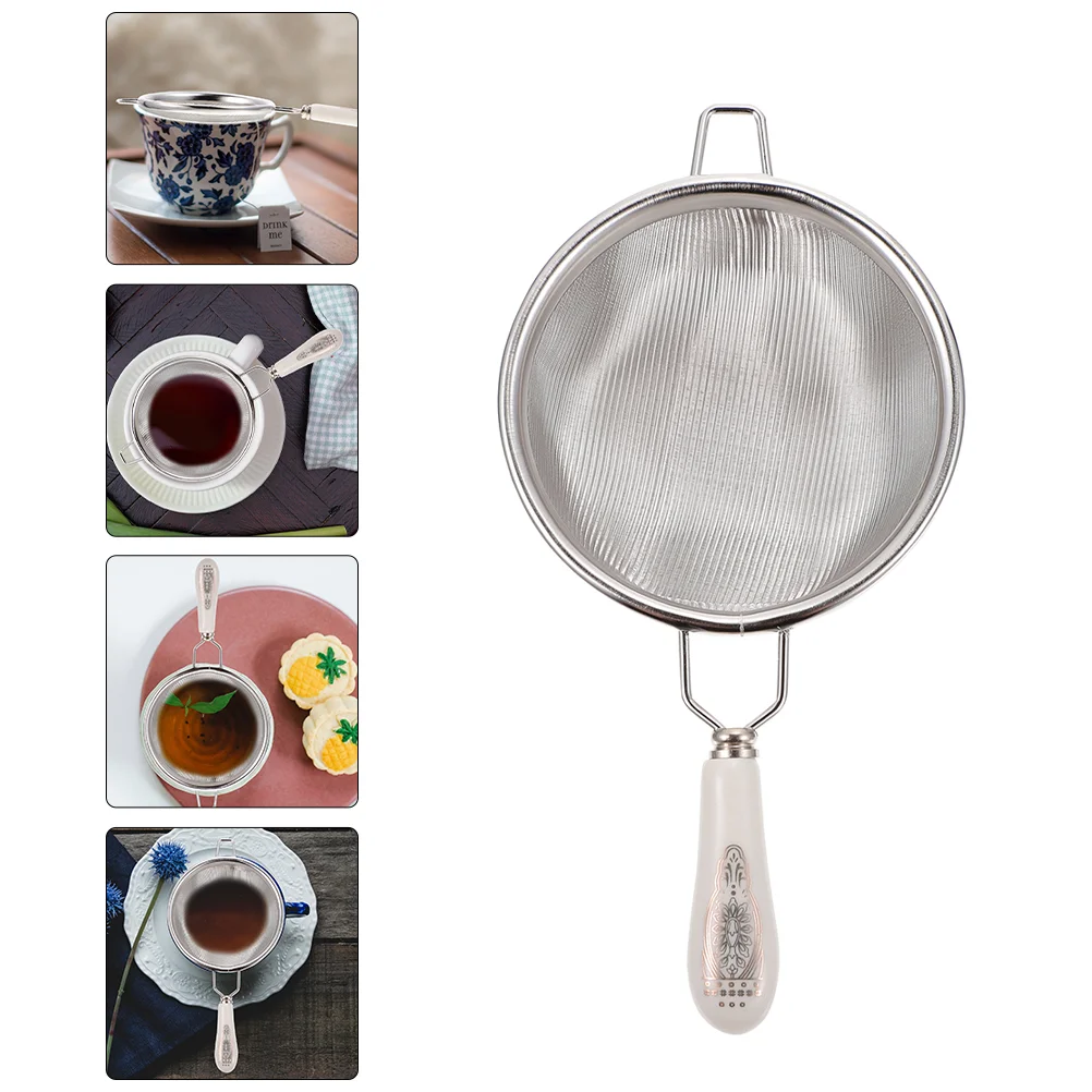 Tea Strainer Mesh Loose Filter Infuser Fine Steeper Stainless Strainers Steelleaf Sifter Sieve Handlebaking Flour Coffeemini
Tea Strainer Mesh Loose Filter Infuser Fine Steeper Stainless Strainers Steelleaf Sifter Sieve Handlebaking Flour Coffeemini