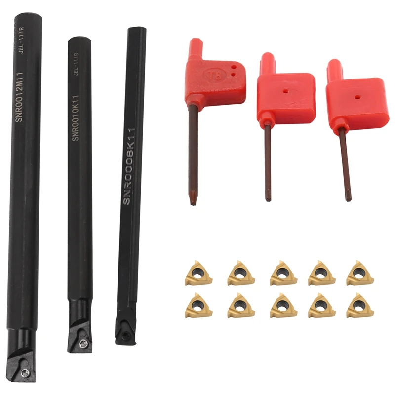 3Set SNR0008K11+SNR0010K11+SNR0012M11 Lathe Boring Bar 3Pcs Wrench+ 10X 11IR A60 Insert Wrench
3Set SNR0008K11+SNR0010K11+SNR0012M11 Lathe Boring Bar 3Pcs Wrench+ 10X 11IR A60 Insert Wrench