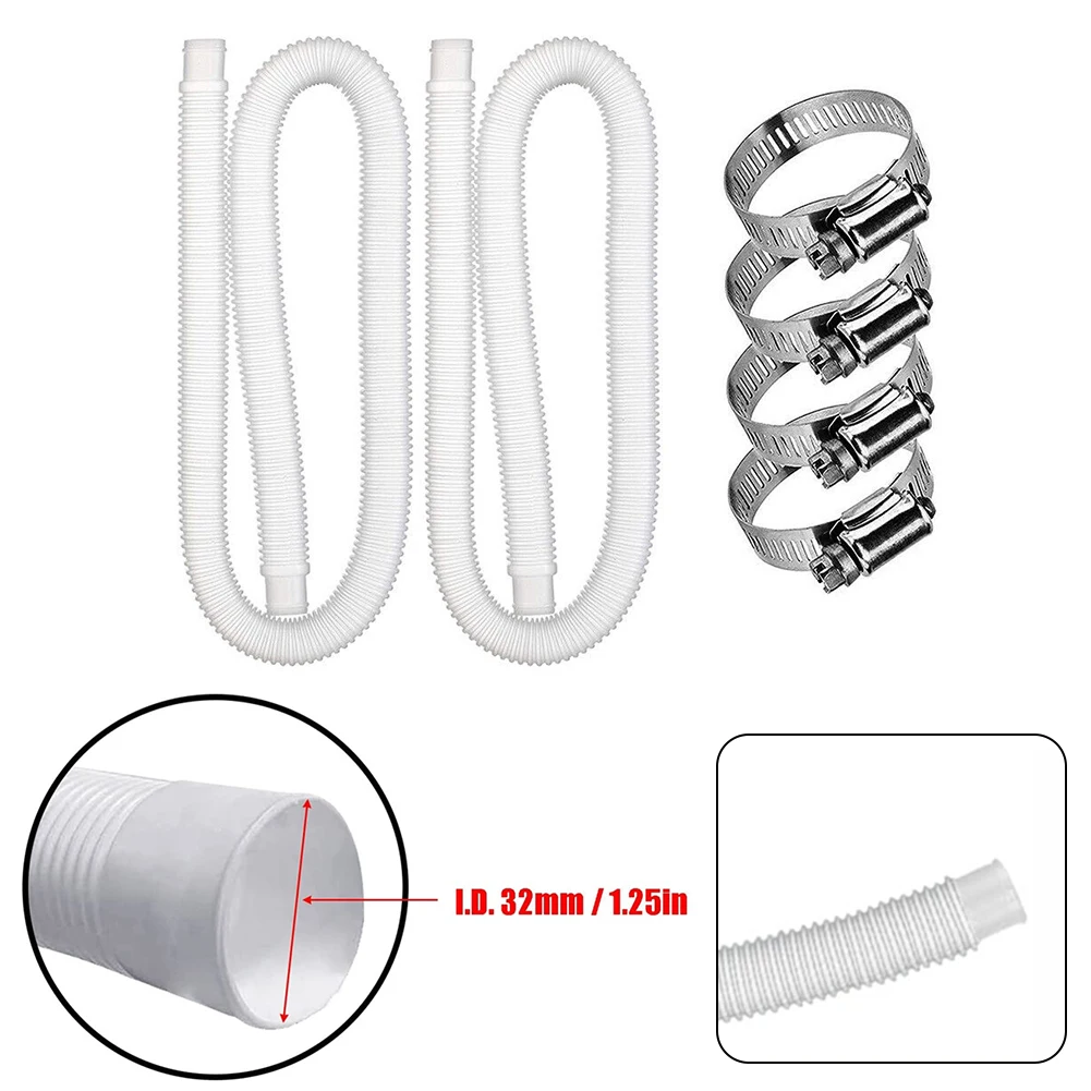 2PCS Swimming Pool Replacement Hose 1.25 Inch Diameter Swimming PoolS Pump Hose FilterS Pump Hose For Pool PumpS Filter
2PCS Swimming Pool Replacement Hose 1.25 Inch Diameter Swimming PoolS Pump Hose FilterS Pump Hose For Pool PumpS Filter