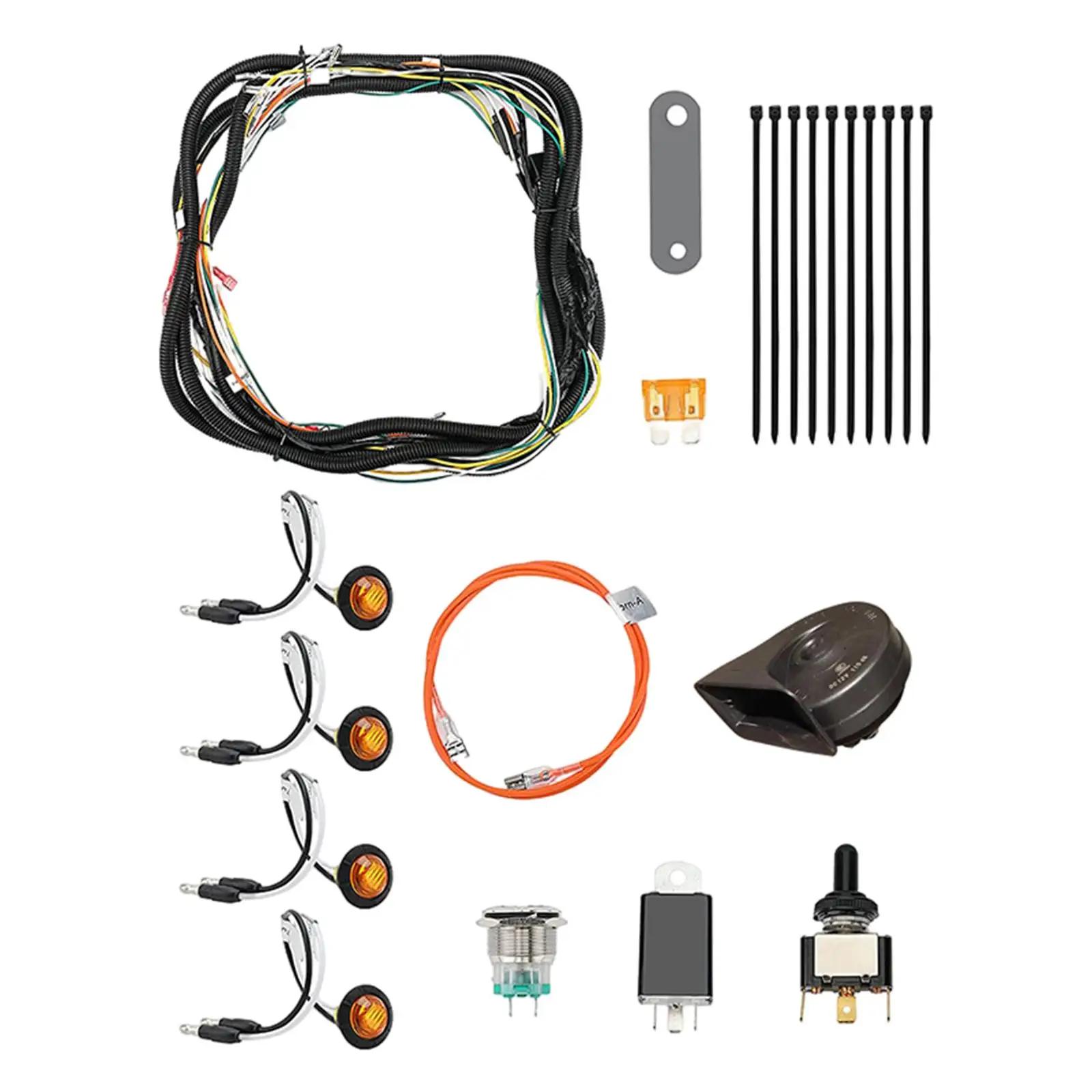 UTV/ATV/RZR Turn Signal Kit Amber LED UTV/ATV/RZR LED Turn Signal Light & Horn Kit Street Legal Light Set for Kawasaki 
UTV/ATV/RZR Turn Signal Kit Amber LED UTV/ATV/RZR LED Turn Signal Light & Horn Kit Street Legal Light Set for Kawasaki