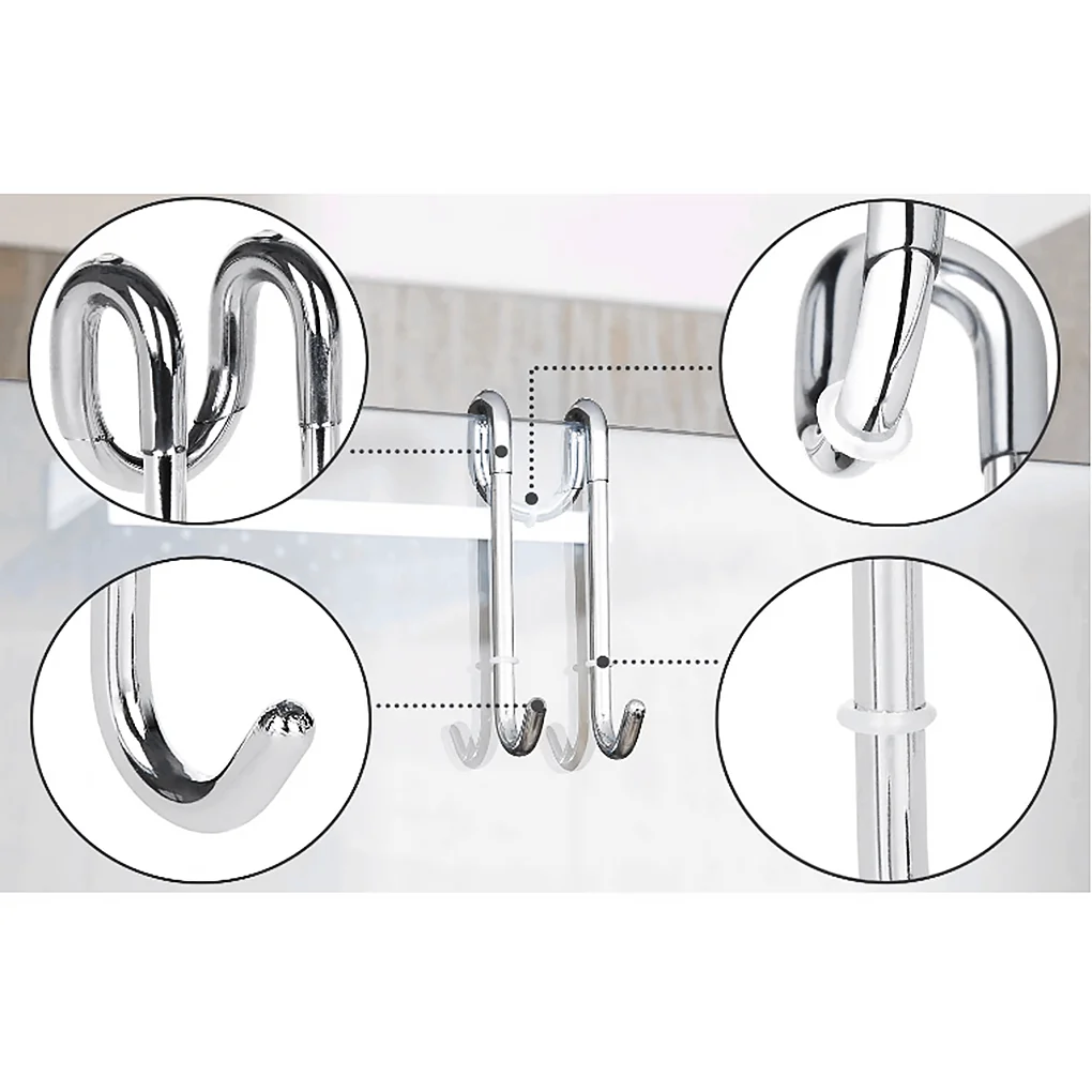Double S-Shaped Hook Over Door Wall Organizer Clothes Holder Rack Shelf Decoration for Bathroom Kitchen Accessories
Double S-Shaped Hook Over Door Wall Organizer Clothes Holder Rack Shelf Decoration for Bathroom Kitchen Accessories