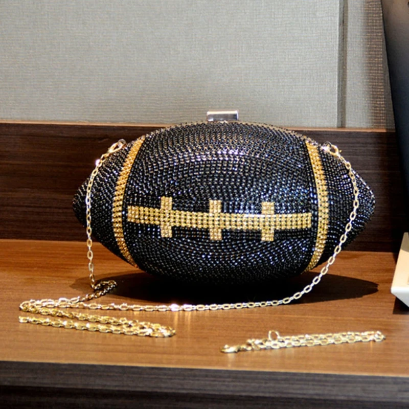 Rugby Ellipse Ball Clutch Purses for Women Evening Rhinestone Handbags Party Bag
Rugby Ellipse Ball Clutch Purses for Women Evening Rhinestone Handbags Party Bag