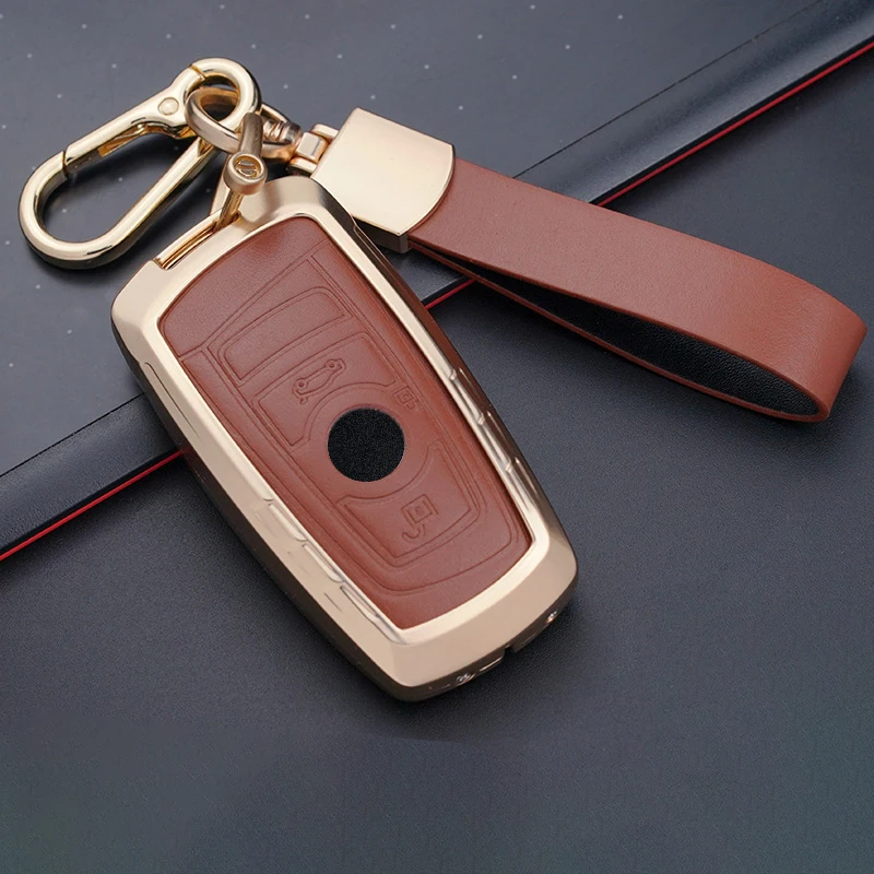 iCAR Zinc Alloy Leather for Bmw F20 F30 G20 F31 F34 F10 G30 F11 X3 F25 X4 I3 M3 M4 1 3 5 Series Car Key Case Cover Fob Keychain
iCAR Zinc Alloy Leather for Bmw F20 F30 G20 F31 F34 F10 G30 F11 X3 F25 X4 I3 M3 M4 1 3 5 Series Car Key Case Cover Fob Keychain