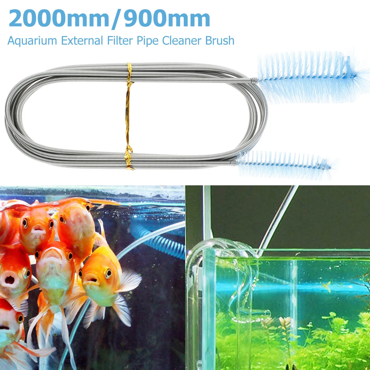 Aquarium Filter Brush Nylon Cleaner Double Ended Hose Brush Flexible Drain Brush Stainless Steel Long Tube Cleaning Brush
Aquarium Filter Brush Nylon Cleaner Double Ended Hose Brush Flexible Drain Brush Stainless Steel Long Tube Cleaning Brush