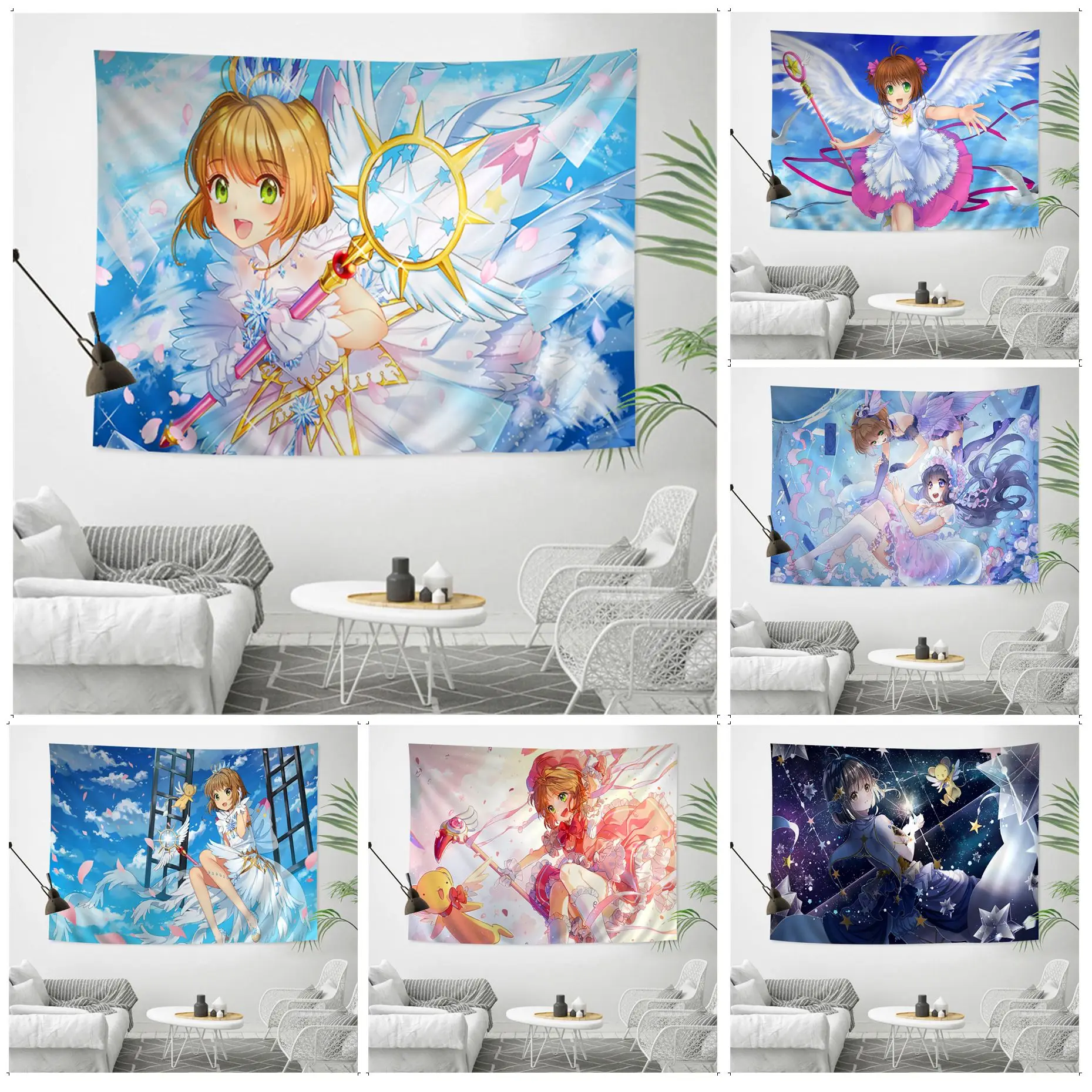 Cardcaptor Sakura Hippie настенные подвесные гобелены настенное украшение домашнее настенное украшение домашний декор
Cardcaptor Sakura Hippie настенные подвесные гобелены настенное украшение домашнее настенное украшение домашний декор