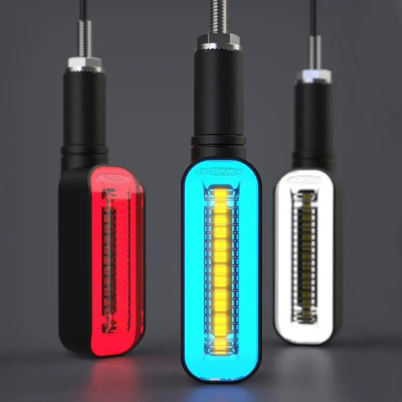 Universal Motorcycle LED Turn Signals Signals DRL Flowing Water Flasher 2 in 1 Blinker Tail Lamp Motorcycle Parts
Universal Motorcycle LED Turn Signals Signals DRL Flowing Water Flasher 2 in 1 Blinker Tail Lamp Motorcycle Parts