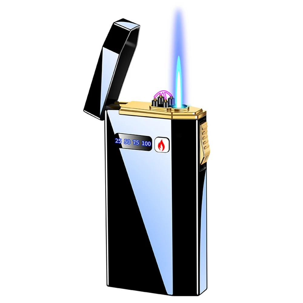 Зажигалка с сенсорным экраном, заряжаемая от USB, надувная турбо-Бутановая газовая зажигалка для сигар, дуговая беспламенная зажигалка, зажи...
Зажигалка с сенсорным экраном, заряжаемая от USB, надувная турбо-Бутановая газовая зажигалка для сигар, дуговая беспламенная зажигалка, зажи...