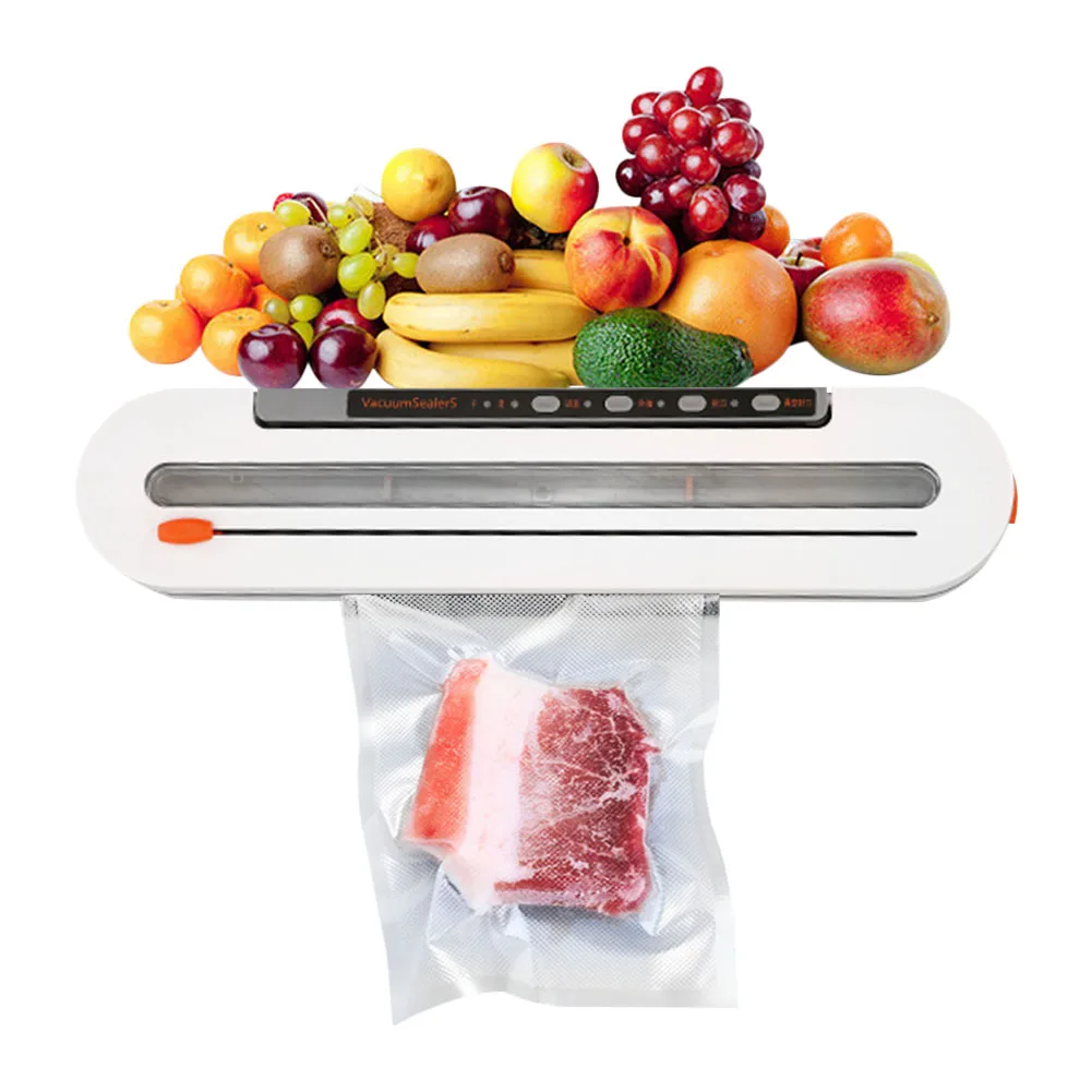 1PCS Food Vacuum Sealer 2 Modes Household Vacuum Sealer Packaging Machine With 10pcs Vacuum Bags Kitchen Gadgets Accessories
1PCS Food Vacuum Sealer 2 Modes Household Vacuum Sealer Packaging Machine With 10pcs Vacuum Bags Kitchen Gadgets Accessories