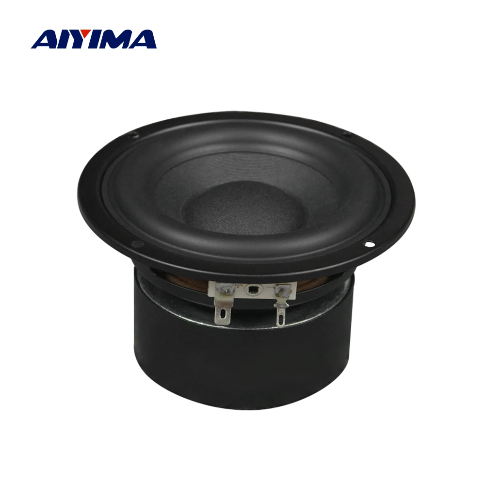 

AIYIMA 4 Inch Subwoofer Speaker 4 8 Ohm 45W Woofer Speaker Long Stroke Bass Sound Loudspeaker DIY 2.1 Home Theater