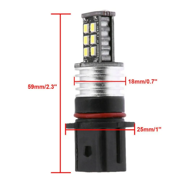 2x Canbus P13W 2835 15 LED Fog Lamp Daytime Running Light DRL Fog Bulb LED Replacement Bulbs Car Turn Signal Lamp 12V
2x Canbus P13W 2835 15 LED Fog Lamp Daytime Running Light DRL Fog Bulb LED Replacement Bulbs Car Turn Signal Lamp 12V