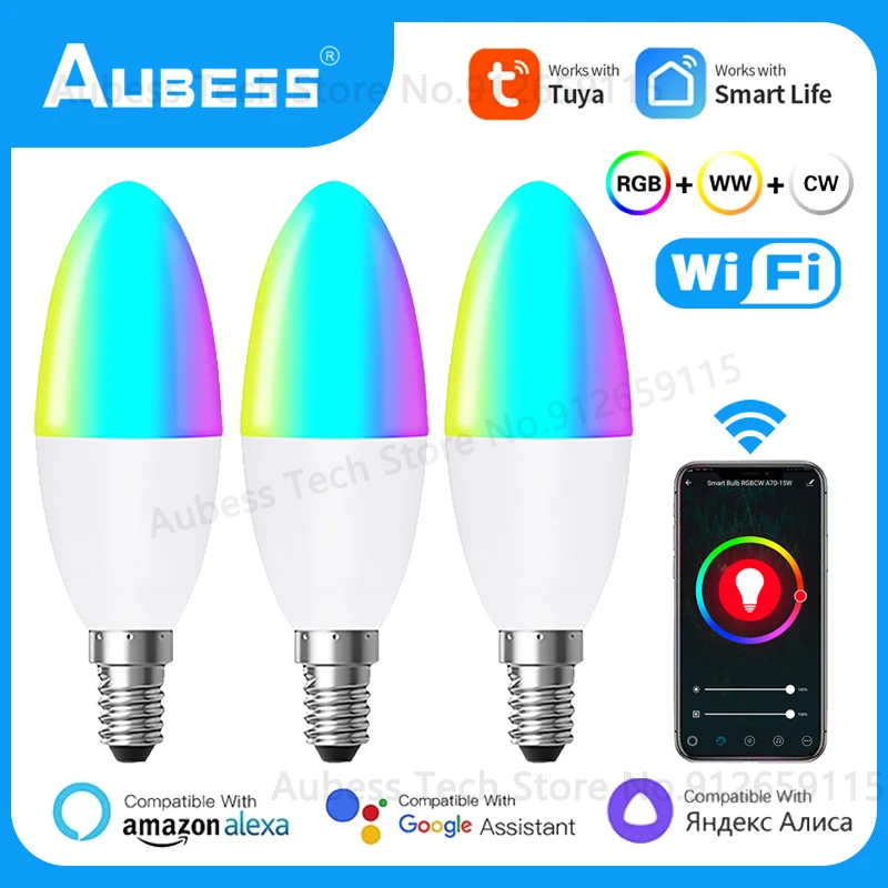 Умная Светодиодная лампа AUBESS Alice Tuya, приглушаемый ночсветильник с Wi-Fi, RGB подсвечником, для Яндекс, Alexa, Google Home, ассистента Smart Life
Умная Светодиодная лампа AUBESS Alice Tuya, приглушаемый ночсветильник с Wi-Fi, RGB подсвечником, для Яндекс, Alexa, Google Home, ассистента Smart Life
