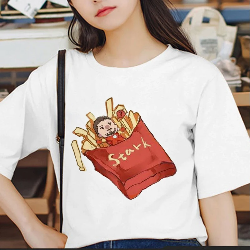 Disney American Cartoon Superhero Harajuku y2k Print Casual Fashion T-shirt Trendy Female Cute Tops Short Sleeve Captain America 
Disney American Cartoon Superhero Harajuku y2k Print Casual Fashion T-shirt Trendy Female Cute Tops Short Sleeve Captain America