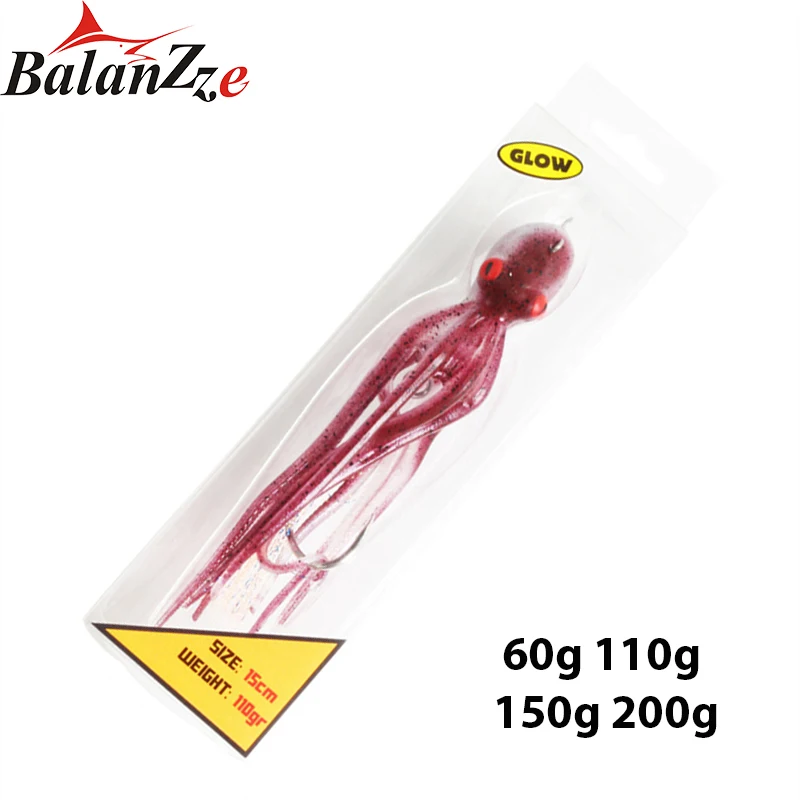 Мягкая рыболовная приманка-осьминог, 60 г, 110 г, 150 г, 200 г
Мягкая рыболовная приманка-осьминог, 60 г, 110 г, 150 г, 200 г