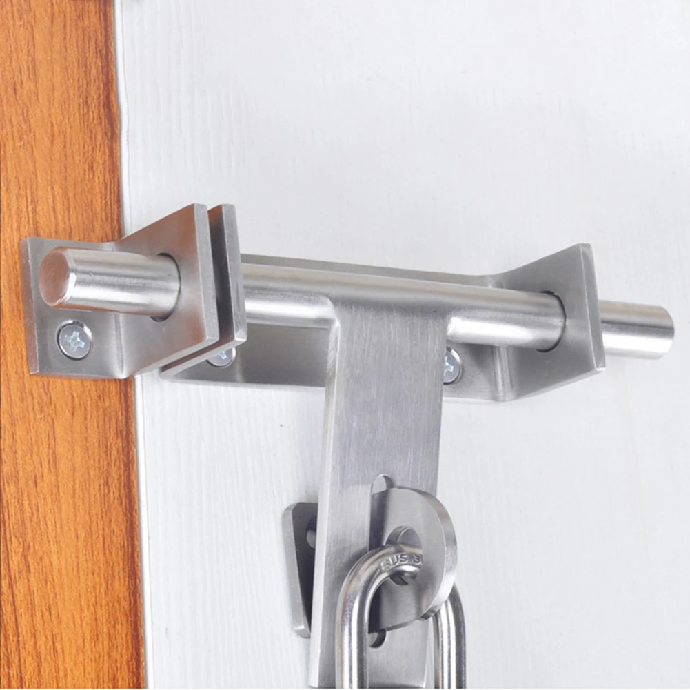 Bolt Lock Deadbolt Lock 1PCS 304 Stainless Steel Durable Long Service Life 170mm Steel Bolt Thickened Stainless
Bolt Lock Deadbolt Lock 1PCS 304 Stainless Steel Durable Long Service Life 170mm Steel Bolt Thickened Stainless