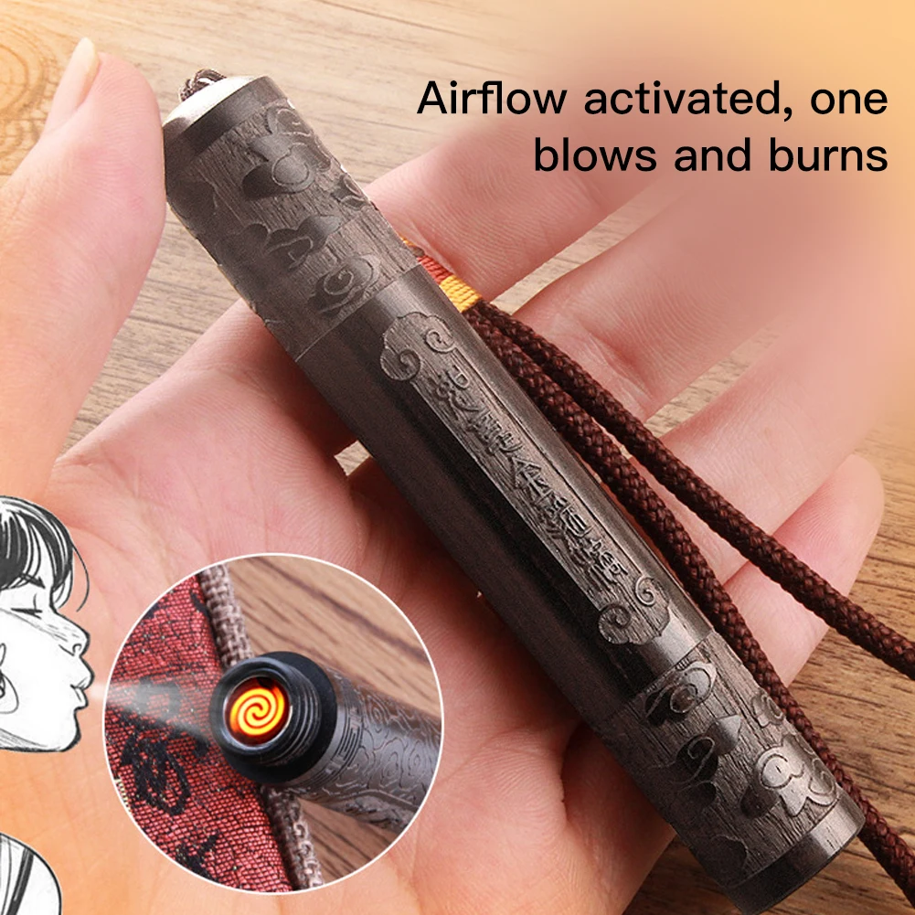 Usb Rechargeable Electronic Lighter Creative Blowing Lighter Windproof Flameless Electronic Tungsten Portable Lighter Men Gift 
Usb Rechargeable Electronic Lighter Creative Blowing Lighter Windproof Flameless Electronic Tungsten Portable Lighter Men Gift
