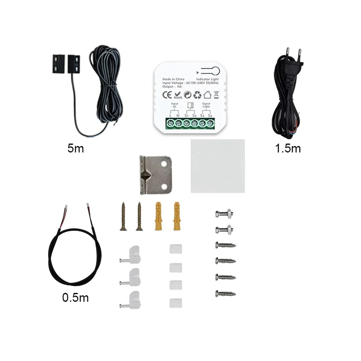 Tuya Smart ZigBee Garage Door Opener Controller with Sensor App Control Support Works with for Alexa Google Home EU Plug
Tuya Smart ZigBee Garage Door Opener Controller with Sensor App Control Support Works with for Alexa Google Home EU Plug