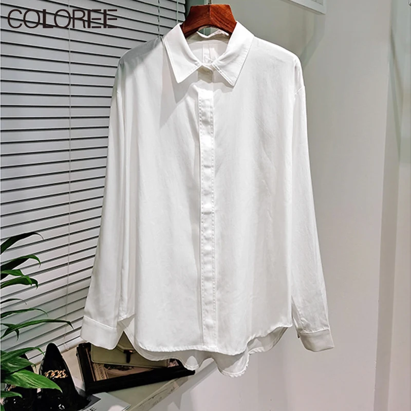 Ladies Elegant White Office Shirts 2022 Spring High Quality Long Sleeve Cotton Tops for Women Blusas Y Camisas
Ladies Elegant White Office Shirts 2022 Spring High Quality Long Sleeve Cotton Tops for Women Blusas Y Camisas