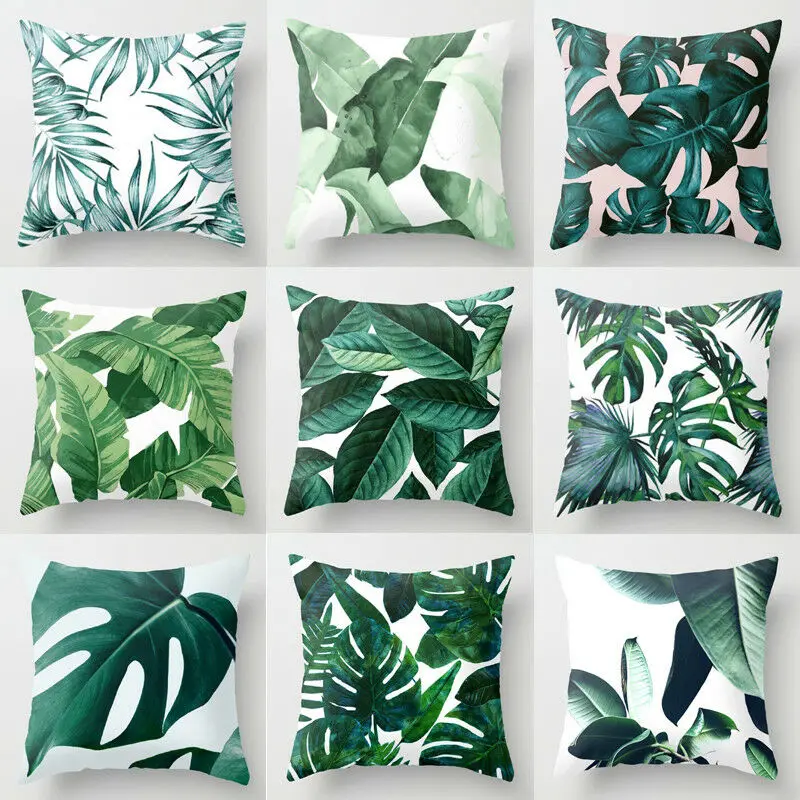 Floral Tropical plant leaves pillowcase cushion cover home decor rainforest green leaves plants throw sofa car cushion cover
Floral Tropical plant leaves pillowcase cushion cover home decor rainforest green leaves plants throw sofa car cushion cover