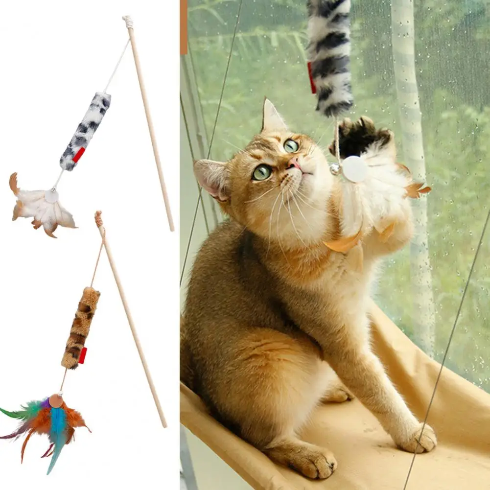 Funny Cat Teaser Rod Simulated Tail Soft Pet Kitten Cat Feather Stick Toy Attractive Cat Teaser Toy Pet Supplies
Funny Cat Teaser Rod Simulated Tail Soft Pet Kitten Cat Feather Stick Toy Attractive Cat Teaser Toy Pet Supplies