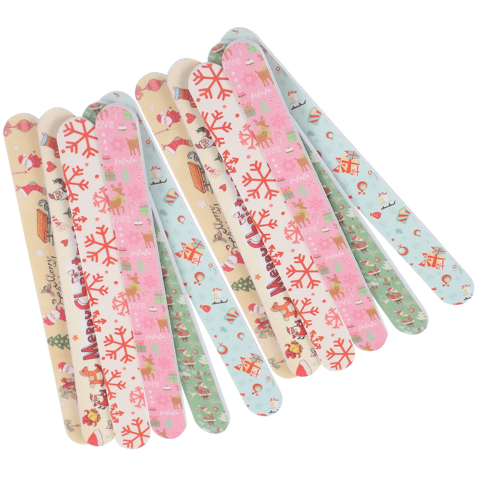 Christmas Themed Nail Files EVA Nail File Manicure Tool Handheld Nail Polishing Tools Pedicure Polishing File Random Color 
Christmas Themed Nail Files EVA Nail File Manicure Tool Handheld Nail Polishing Tools Pedicure Polishing File Random Color