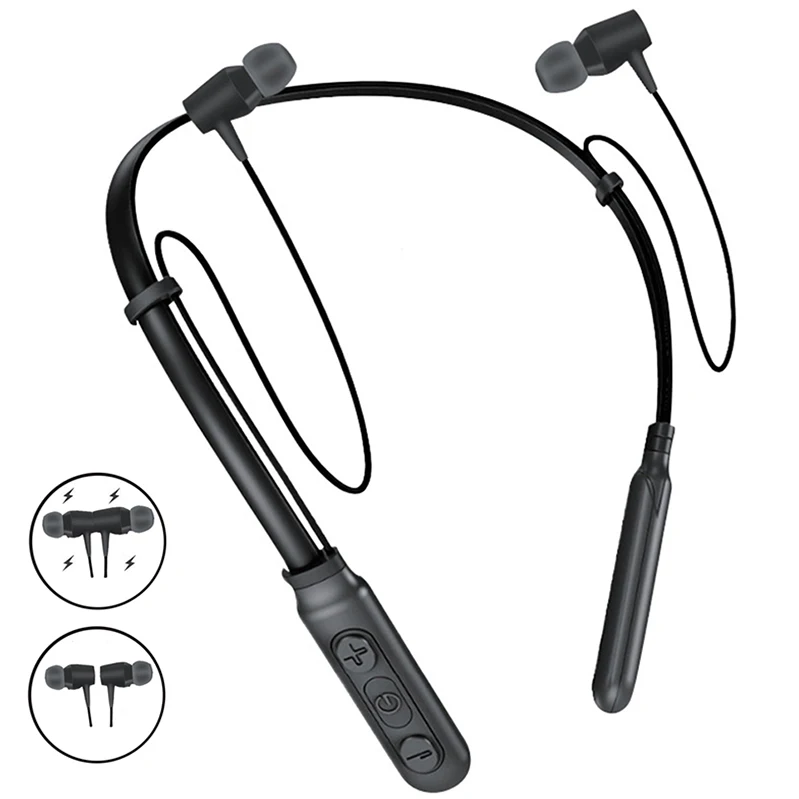 Wireless Bluetooth Earphones Magnetic Sports Running Headset Sport Earbuds Noise Reduction Headphone Neck Hanging Ear Headphone
Wireless Bluetooth Earphones Magnetic Sports Running Headset Sport Earbuds Noise Reduction Headphone Neck Hanging Ear Headphone