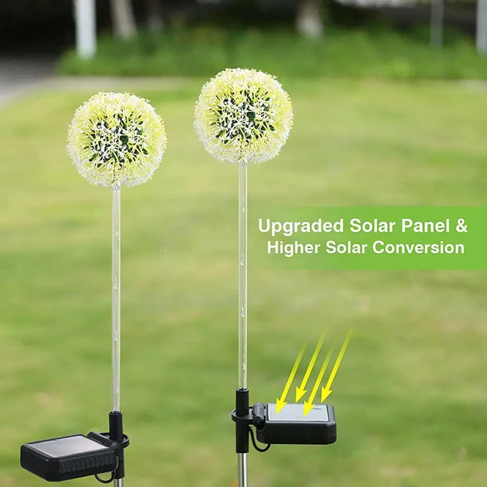 Solar Dandelion Flower Ball Light Garden Simulation Flower Waterproof Flower Solar Lawn Lamp Landscape Ground Lamp Outdoor K6f1
Solar Dandelion Flower Ball Light Garden Simulation Flower Waterproof Flower Solar Lawn Lamp Landscape Ground Lamp Outdoor K6f1