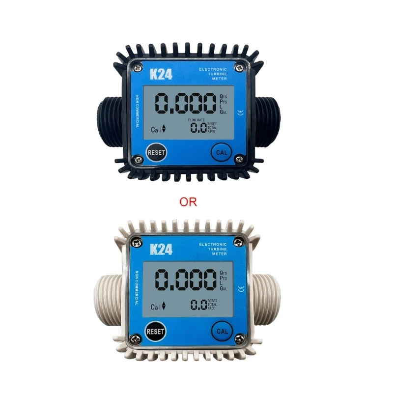 

Y5LE Digital Liquid Flow Sensor Meter 10-120L/min DN25 Electronic Turbine- Water Fuel Flow Meter Flowmeter with LCD Display