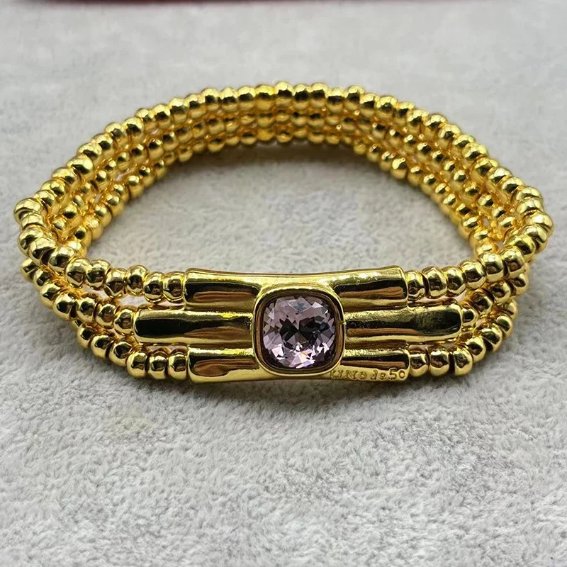 2023 Unode 50 Испанский Новый Лидер продаж Модный женский браслет с тремя рядами романтические ювелирные изделия в подарок
2023 Unode 50 Испанский Новый Лидер продаж Модный женский браслет с тремя рядами романтические ювелирные изделия в подарок