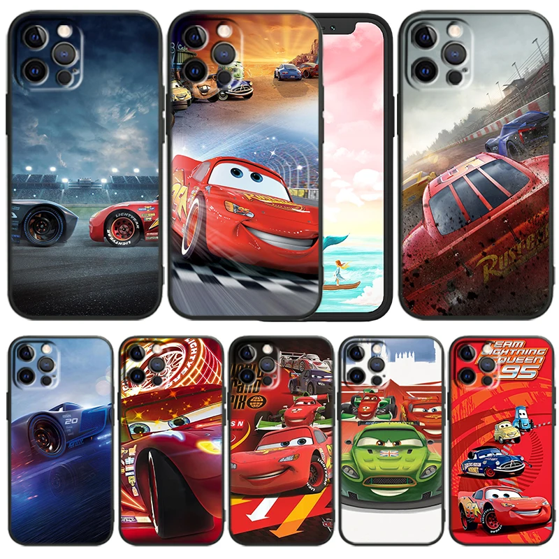 Lightning McQueen Cars Phone Case For iPhone 14 13 12 Mini 11 XS Pro Max X XR 8 7 6 Plus 5 SE 2020 Black Funda TPU Cover
Lightning McQueen Cars Phone Case For iPhone 14 13 12 Mini 11 XS Pro Max X XR 8 7 6 Plus 5 SE 2020 Black Funda TPU Cover