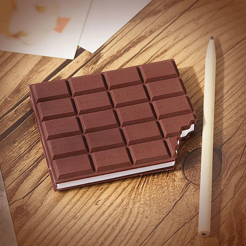 80sheets Creative Chocolate Paper Notebook DIY Cover Notebook Dairy Journal Memo Pad Students Stationery Office Supplies
80sheets Creative Chocolate Paper Notebook DIY Cover Notebook Dairy Journal Memo Pad Students Stationery Office Supplies