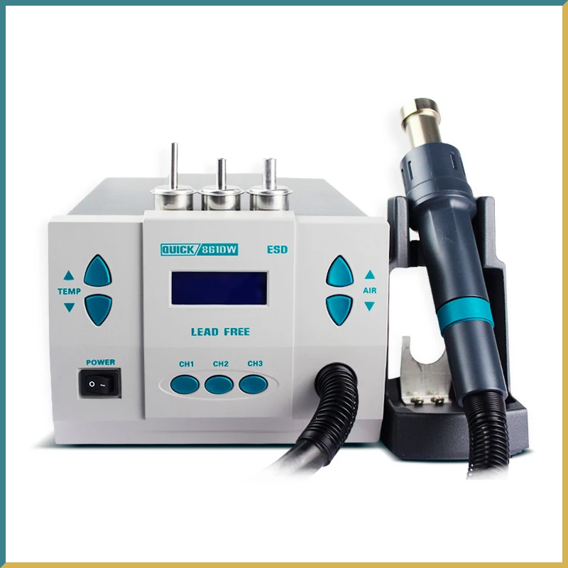 QUICK 1000W Original 861DW heat gun lead-free hot air welding station hairdryer soldering Hot Air Rework Station hot air gun
QUICK 1000W Original 861DW heat gun lead-free hot air welding station hairdryer soldering Hot Air Rework Station hot air gun