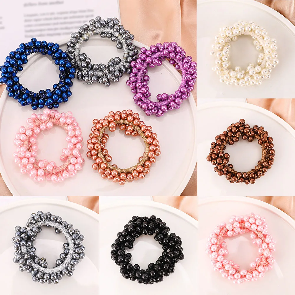 Luxury Big Elegant White Pearl Hair Ties Beads Girls Scrunchies Rubber Bands Ponytail Holders Hair Accessories Elastic Hair Band
Luxury Big Elegant White Pearl Hair Ties Beads Girls Scrunchies Rubber Bands Ponytail Holders Hair Accessories Elastic Hair Band