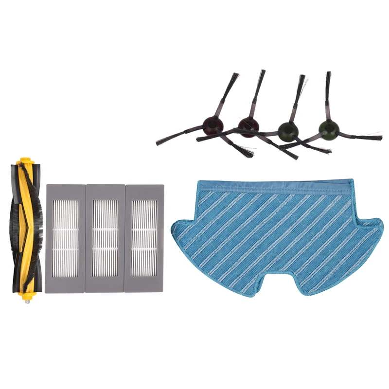 4X Side Brushes+3X Filters For Ecovacs Deebot Ozmo 900 Filter Brush Mop Cloth Set Vacuum Cleaner Parts
4X Side Brushes+3X Filters For Ecovacs Deebot Ozmo 900 Filter Brush Mop Cloth Set Vacuum Cleaner Parts
