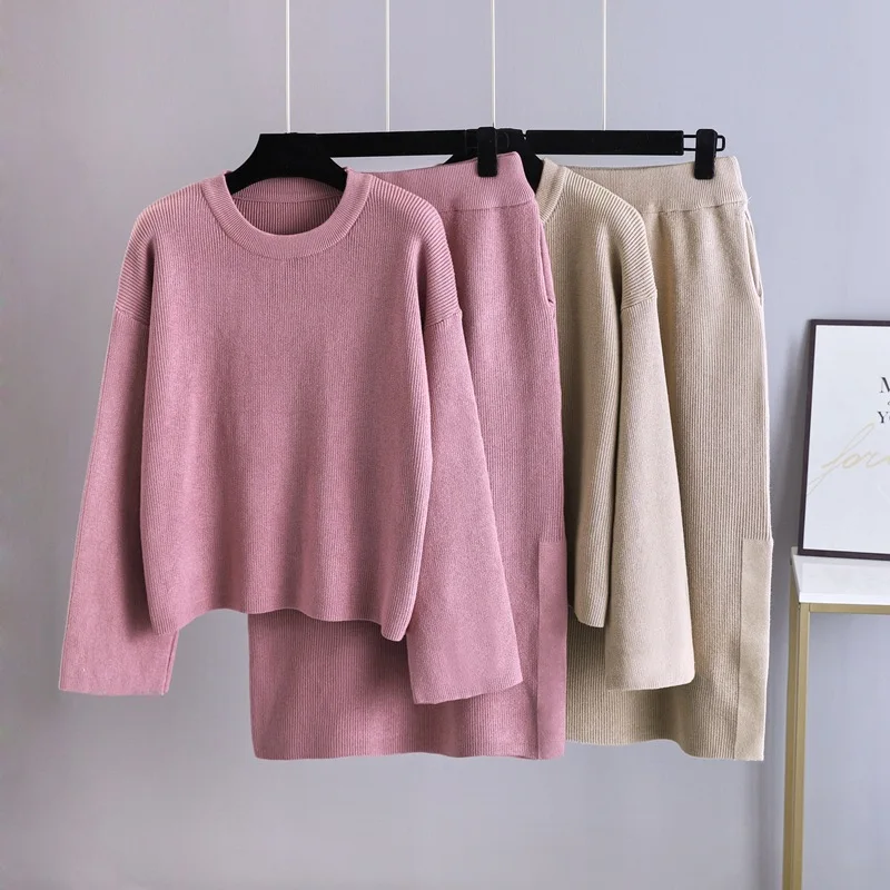 Autumn Knitted Suit Female 2022 New Fashion Temperament Small Man Is Thin and High-end Long-sleeved 2-piece Skirt
Autumn Knitted Suit Female 2022 New Fashion Temperament Small Man Is Thin and High-end Long-sleeved 2-piece Skirt