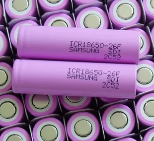 New Imported Samsung Power Bank 18650 Lithium Battery 2600mah ICR18650-26FM
New Imported Samsung Power Bank 18650 Lithium Battery 2600mah ICR18650-26FM