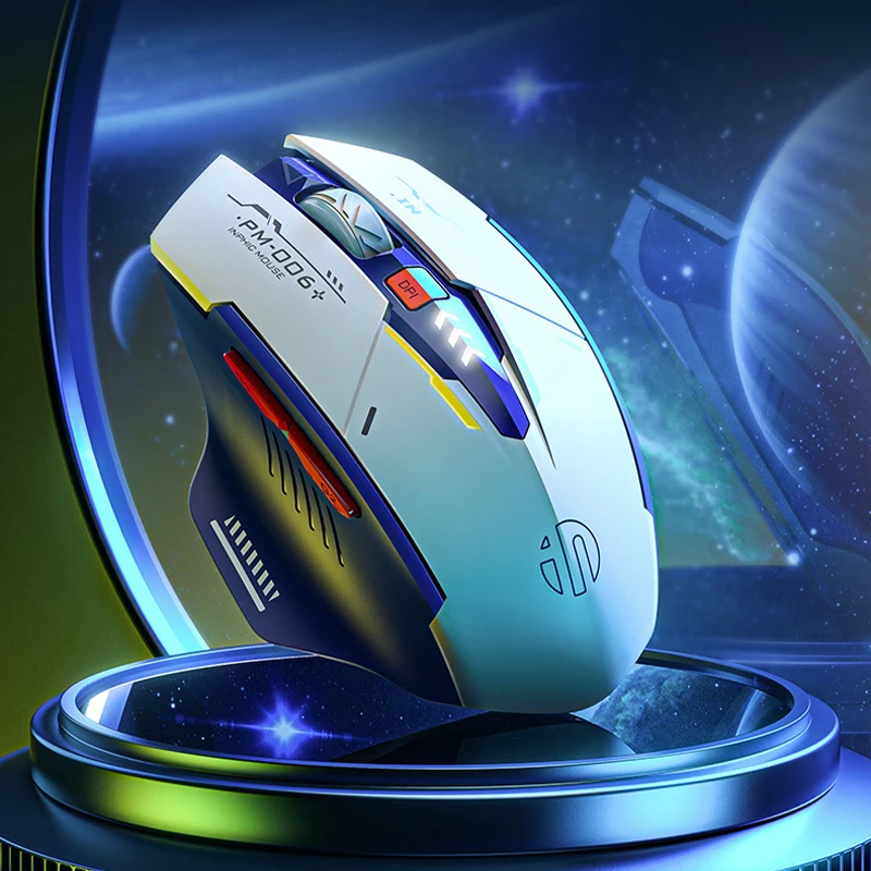 Wireless 2.4 GHz Ergonomic Mice Mecha Mouse 1600 DPI USB Type-c Receiver Optical Computer Gaming Mute Mouse
Wireless 2.4 GHz Ergonomic Mice Mecha Mouse 1600 DPI USB Type-c Receiver Optical Computer Gaming Mute Mouse