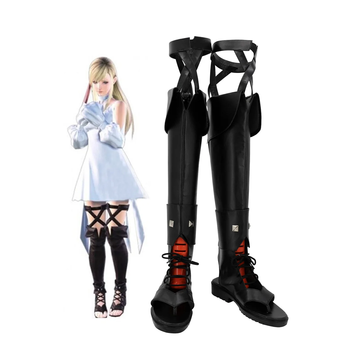 Final Fantasy 14 FF14 Ryne Cosplay Boots Black Customized Leather Shoes for Unisex
Final Fantasy 14 FF14 Ryne Cosplay Boots Black Customized Leather Shoes for Unisex
