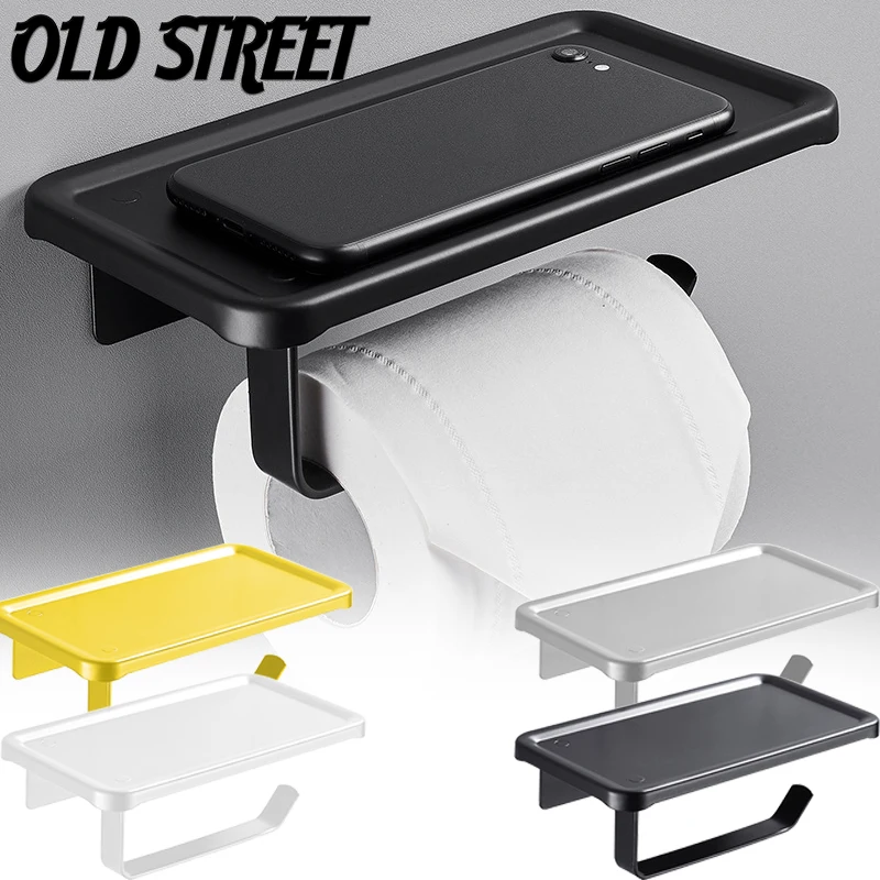Stainless steel roll holder wall-mounted roll holder bathroom toilet paper holder roll holder mobile phone shelf bathroom suppli
Stainless steel roll holder wall-mounted roll holder bathroom toilet paper holder roll holder mobile phone shelf bathroom suppli