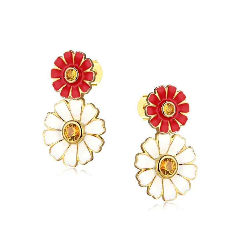 Luxury S925 Sterling Silver Cute Small Daisy Zircon Stud Earrings For Women High Quality Simple Fine Jewelry Gifts for Girls
Luxury S925 Sterling Silver Cute Small Daisy Zircon Stud Earrings For Women High Quality Simple Fine Jewelry Gifts for Girls