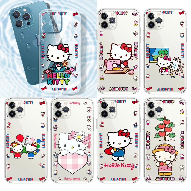 Anime Hello Kitty Girls Love For Apple iPhone 13 12 11 Pro Max Mini XS Max X XR 6S 6 7 8 Plus 5 Soft Transparent Phone Case Capa
Anime Hello Kitty Girls Love For Apple iPhone 13 12 11 Pro Max Mini XS Max X XR 6S 6 7 8 Plus 5 Soft Transparent Phone Case Capa