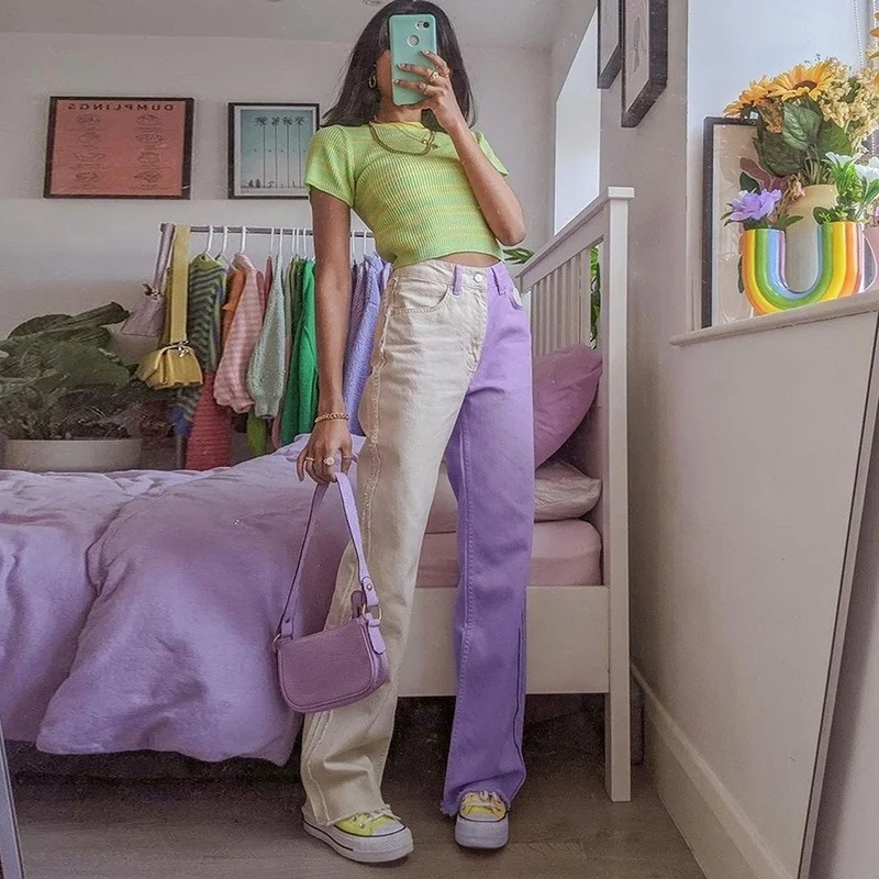 Y2k Gothic Summer Pants Female Harajuku Fashion Patchwork High Waist Pants Punk Aesthetic Wide-leg Straight-leg Jeans harajuku
Y2k Gothic Summer Pants Female Harajuku Fashion Patchwork High Waist Pants Punk Aesthetic Wide-leg Straight-leg Jeans harajuku