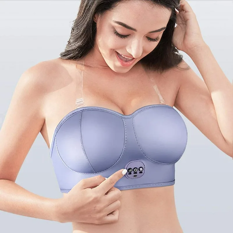 Electric Breast Massage Bra Wireless Breast Enhancement Instrument with Hot Compress Function for Breast Lift Enlarge
Electric Breast Massage Bra Wireless Breast Enhancement Instrument with Hot Compress Function for Breast Lift Enlarge